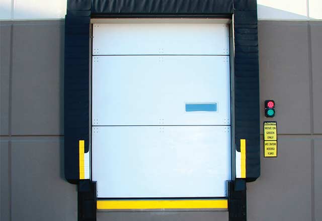 cold storage loading dock door